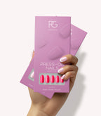 Pink Gellac set of 2 press-on nails.