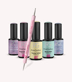Pink Gellac Pastelverse Dots Set contents.