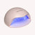 LED nail lamp with blue glow and inscription "Pink Gellac".