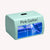 Mint green UV lamp with blue interior lighting, brand "Pink Gellac", used for nail hardening.