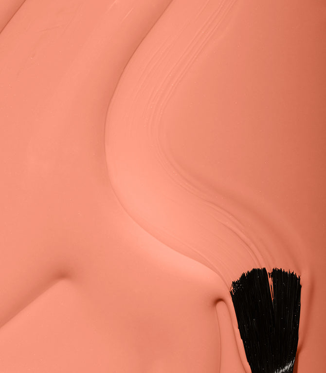 Close-up of Pink Gellac 106 Nude Orange gel polish texture.