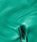 Close-up of Pink Gellac 124 Caribbean Blue gel polish texture.