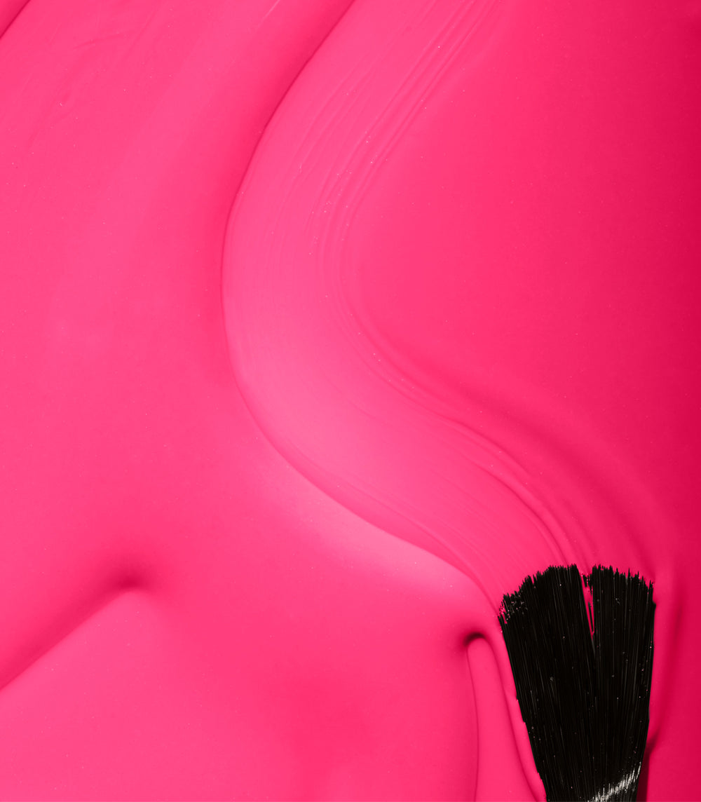 Close-up of Pink Gellac 161 Ibiza Pink gel polish texture.
