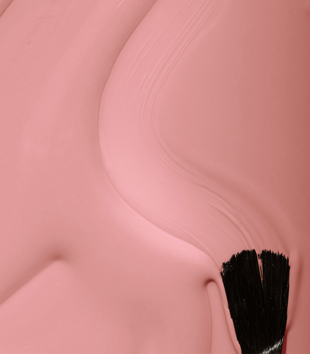 Close-up of Pink Gellac 166 Vintage Nude gel polish texture.