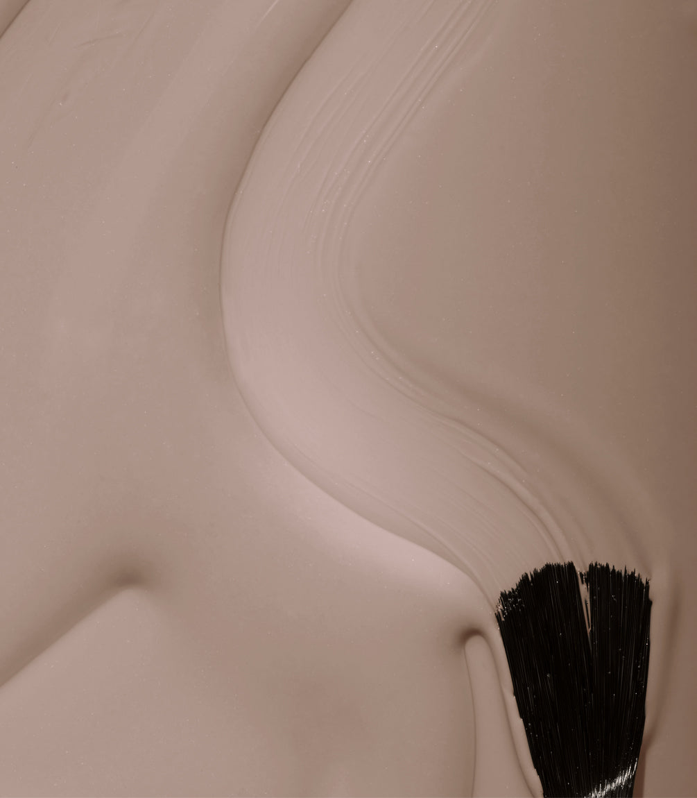Close-up of Pink Gellac 168 Elegant Taupe gel polish texture.