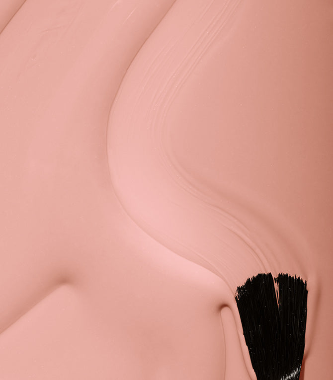Close-up of Pink Gellac 188 Charming Nude gel polish texture.