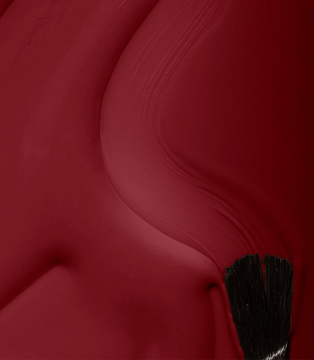 Close-up of Pink Gellac 199 Luscious Red gel polish texture.