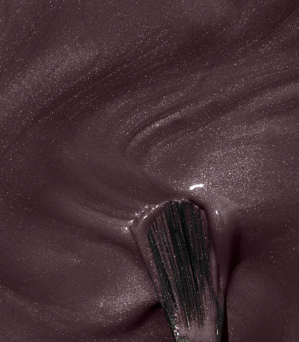 Close-up of Pink Gellac 201 Black Velvet gel polish texture.