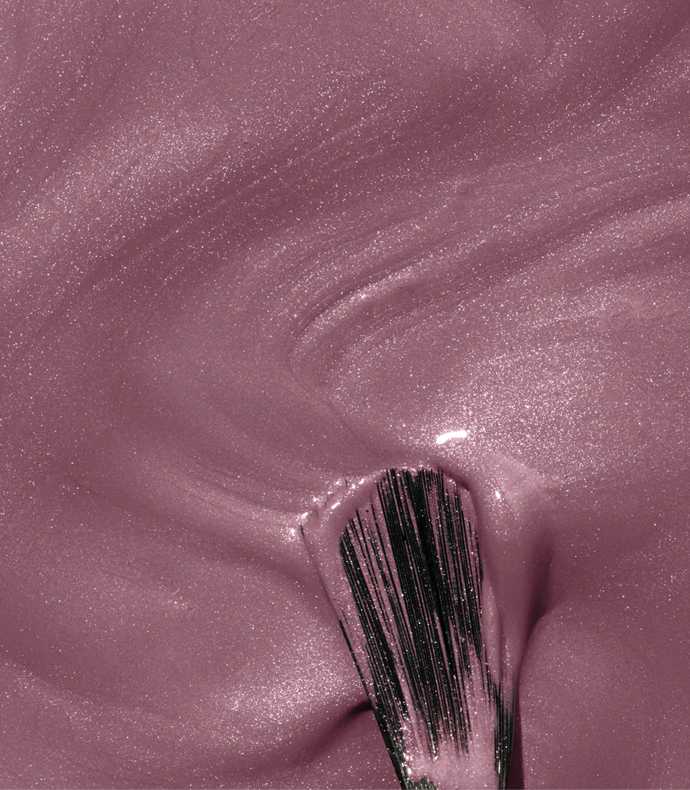 Close-up of Pink Gellac 225 Shimmery Mauve gel polish texture.