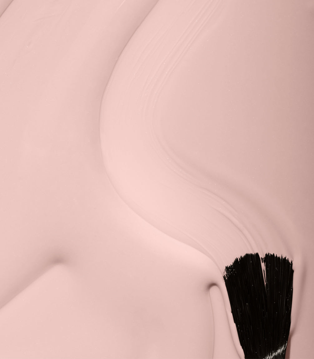 Close-up of Pink Gellac 238 Peachy Nude gel polish texture.
