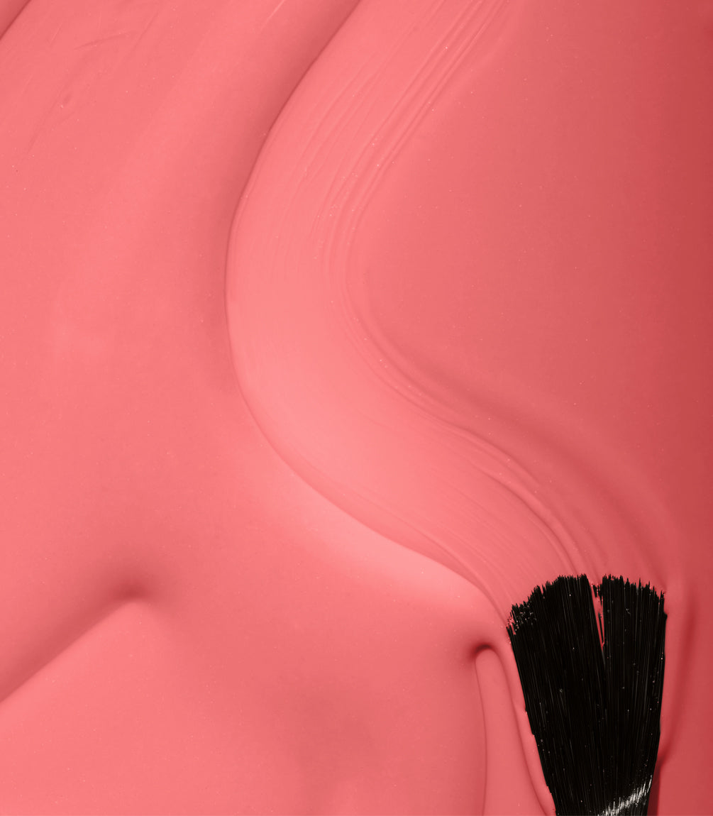 Close-up of Pink Gellac 240 Salmon gel polish texture.