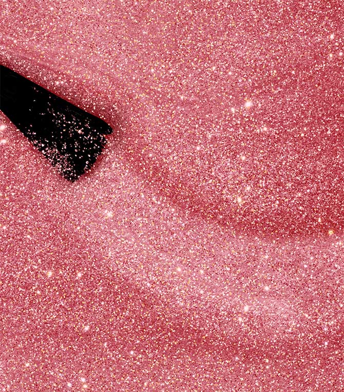 Close-up of Pink Gellac 246 Mermaid Pink gel polish texture.