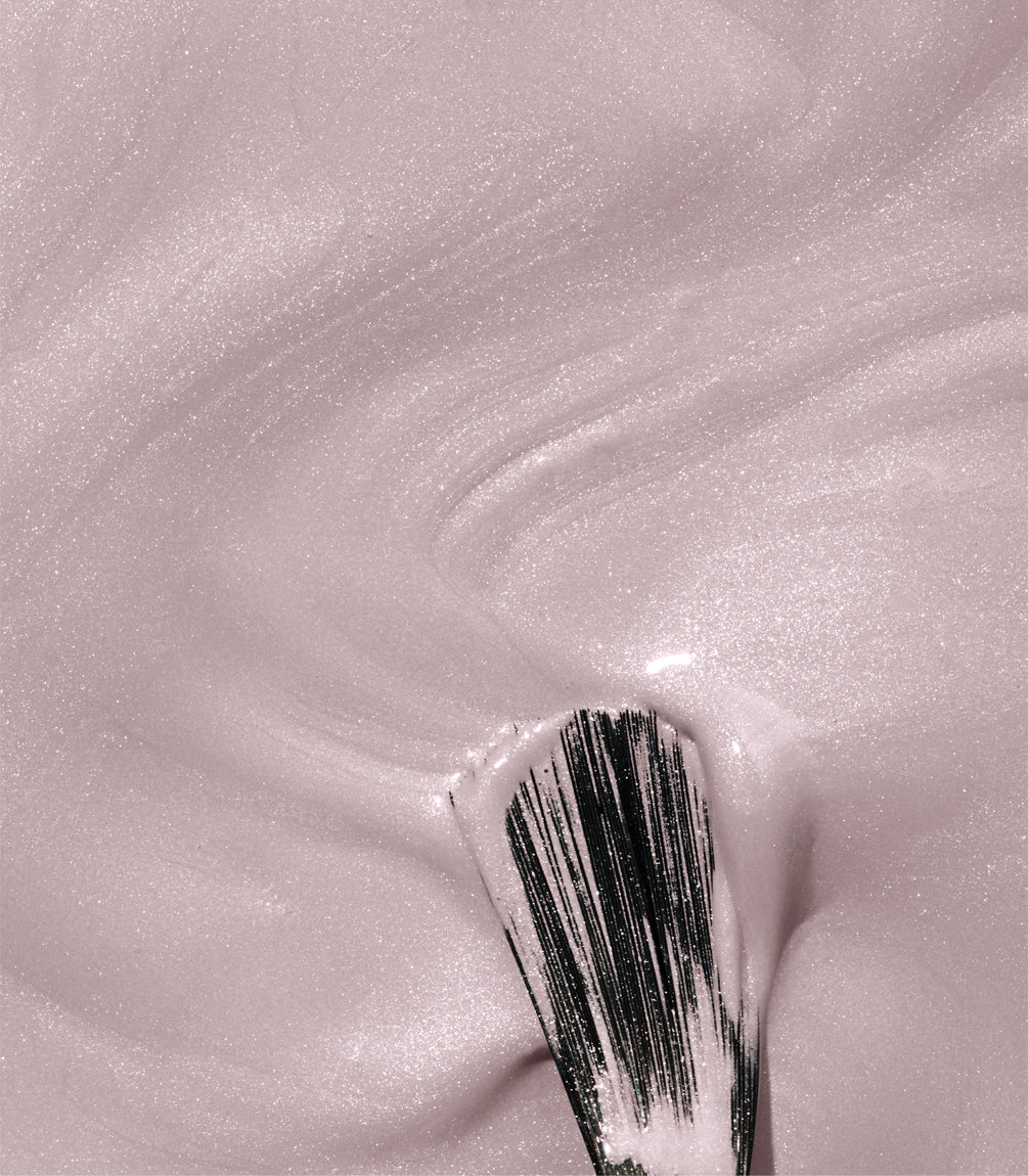 Close-up of Pink Gellac 255 Frosted Nude gel polish texture.