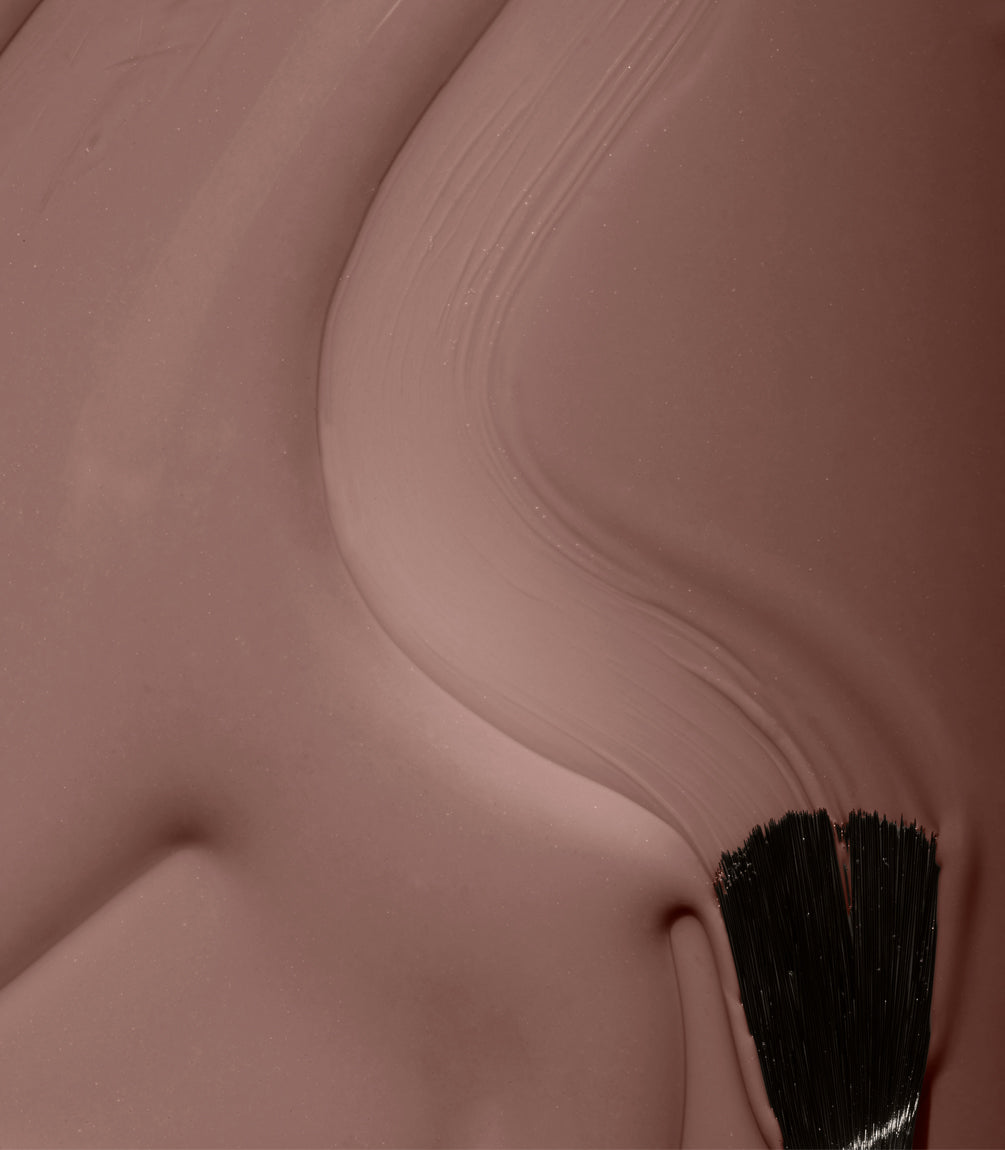 Close-up of Pink Gellac 256 Creamy Taupe gel polish texture.