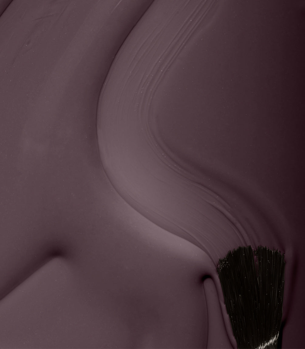 Close-up of Pink Gellac 258 Violet Grey gel polish texture.