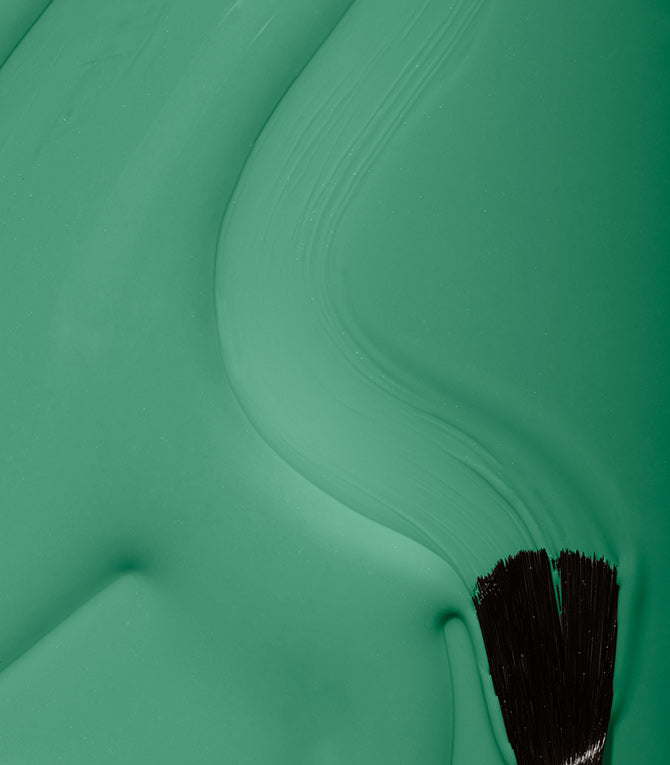 Close-up of Pink Gellac 271 Palmbeach Green gel polish texture.