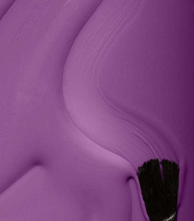 Close-up of Pink Gellac 273 Key Largo Purple gel polish texture.