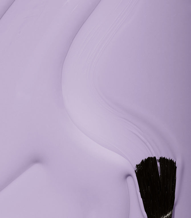Close-up of Pink Gellac 288 Lily Lilac gel polish texture.