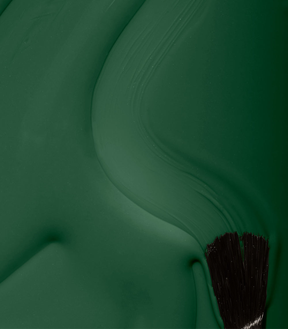 Close-up of Pink Gellac 309 Graceful Green gel polish texture.