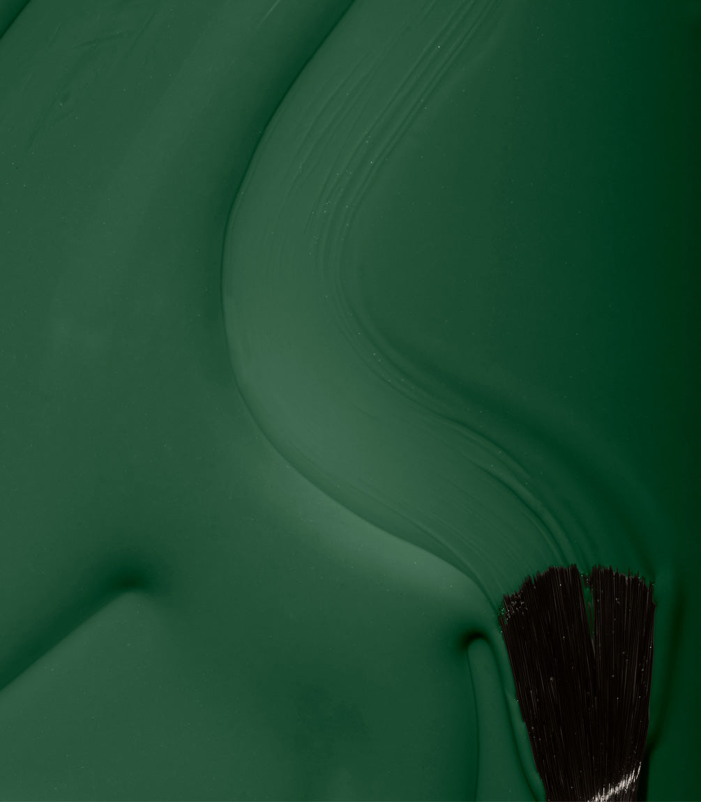 Close-up of Pink Gellac 309 Graceful Green gel polish texture.