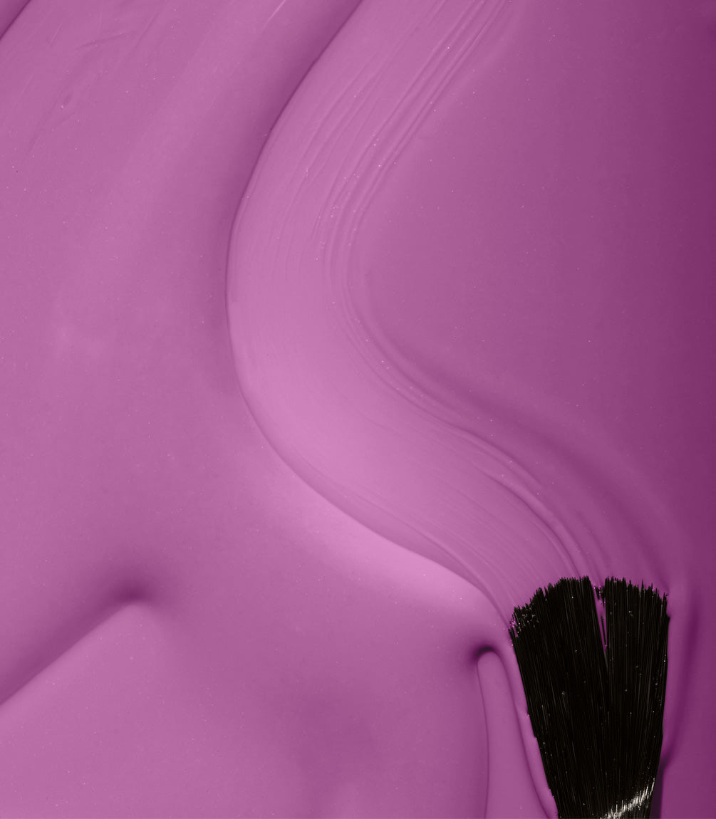 Close-up of Pink Gellac 328 Iris Purple gel polish texture.