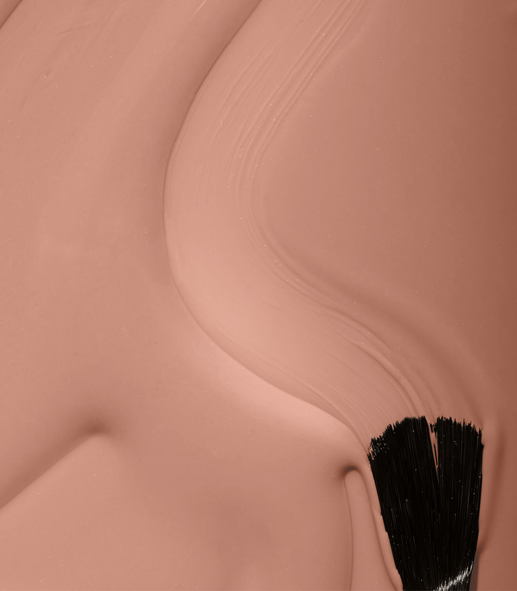 Close-up of Pink Gellac 330 Caramel Beige gel polish texture.
