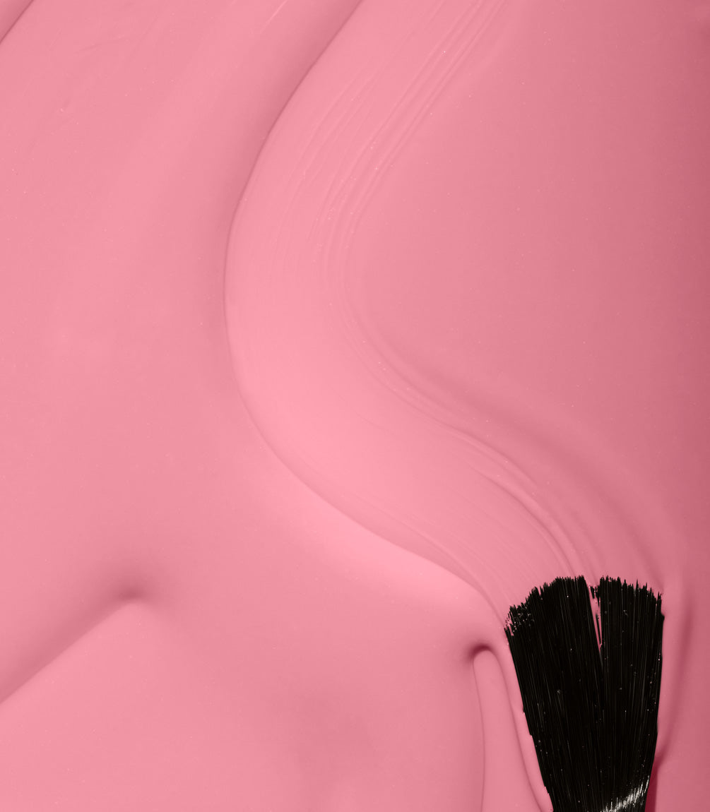 Close-up of Pink Gellac 340 Sweet Pink gel polish texture.