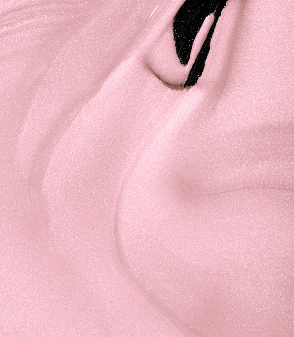 Close-up of Pink Gellac 346 Pleasant Pearl gel polish texture.