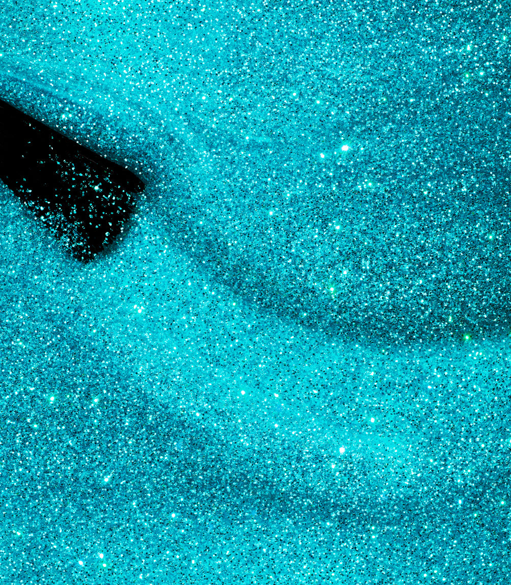 Close-up of Pink Gellac 366 Fortune Blue gel polish texture.