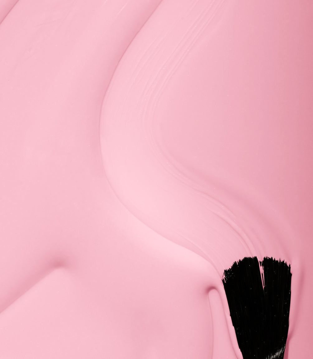 Close-up of Pink Gellac 388 Rosewater Pink gel polish texture.