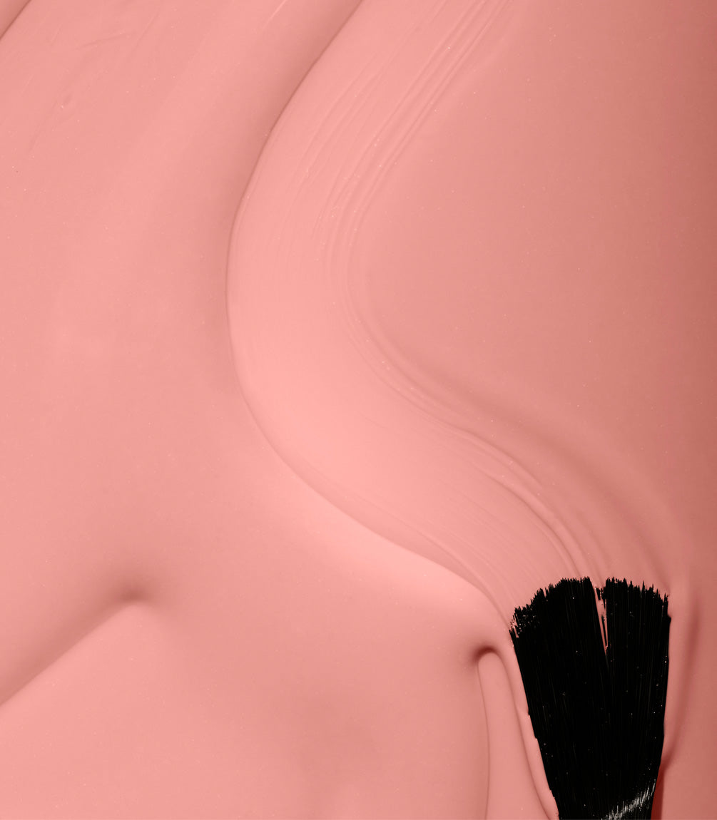 Close-up of Pink Gellac 399 Papaya Pink gel polish texture.