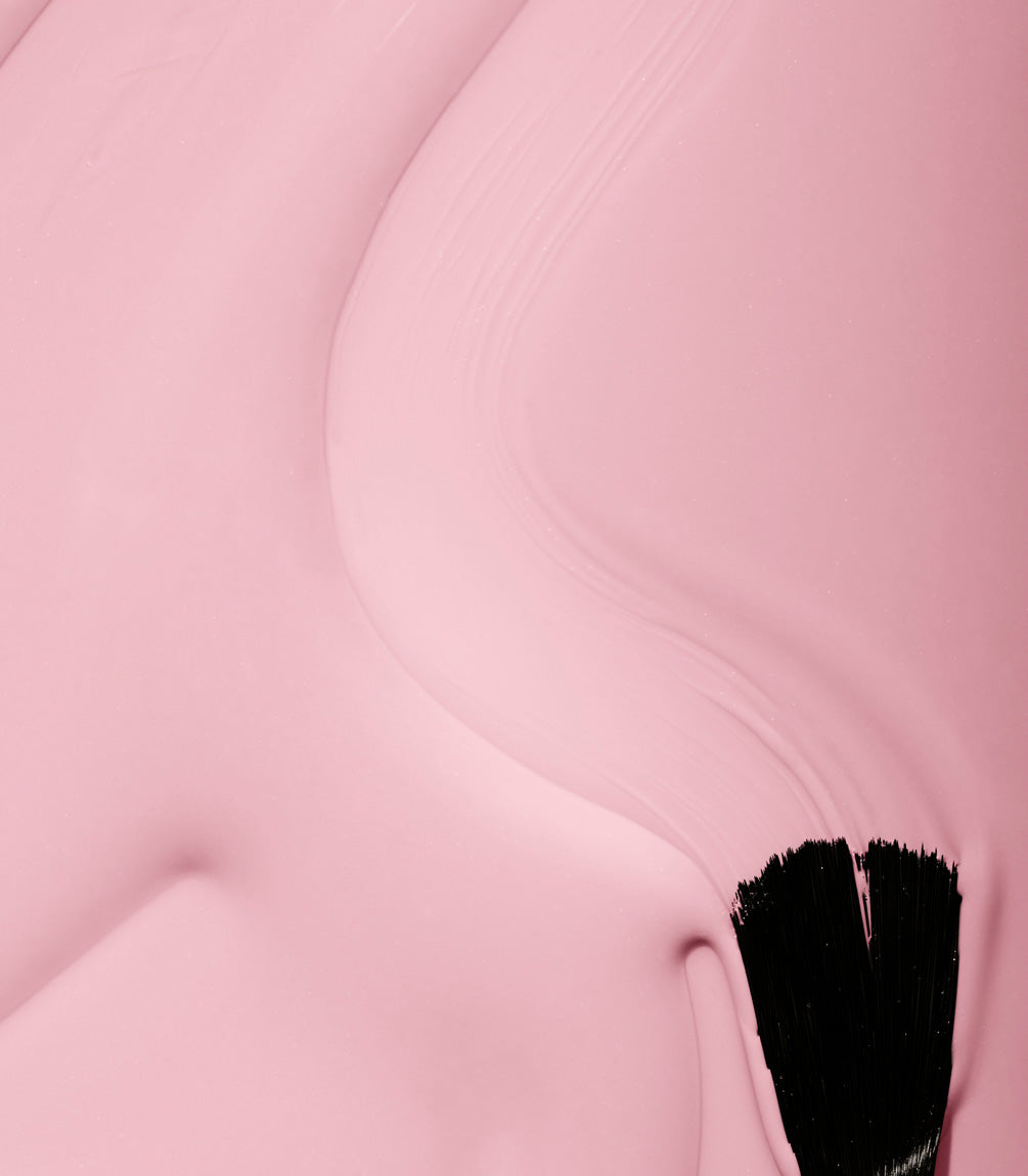 Close-up of Pink Gellac 423 Parisian Pink gel polish texture.