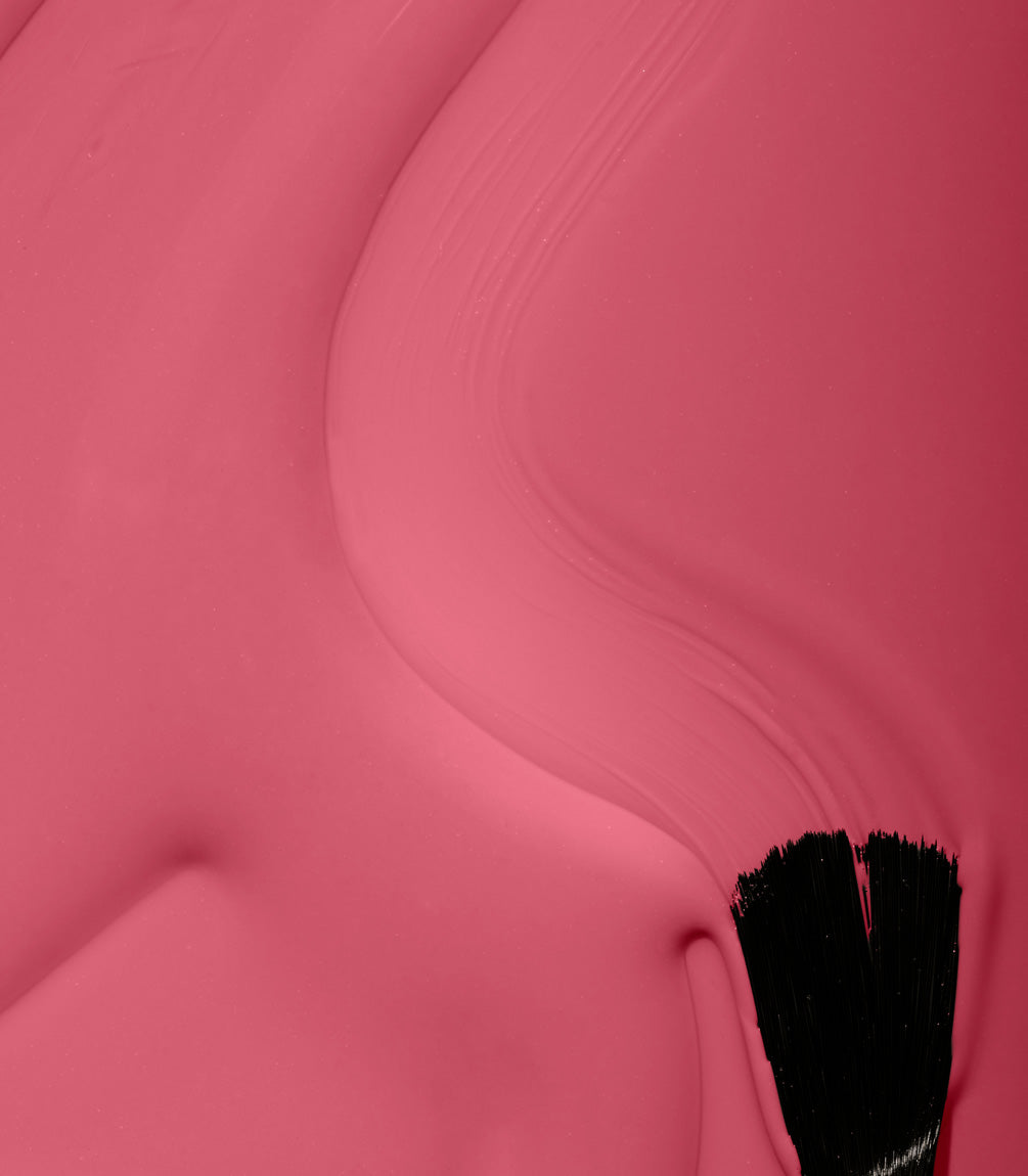 Close-up of Pink Gellac 424 Desert Rose gel polish texture.