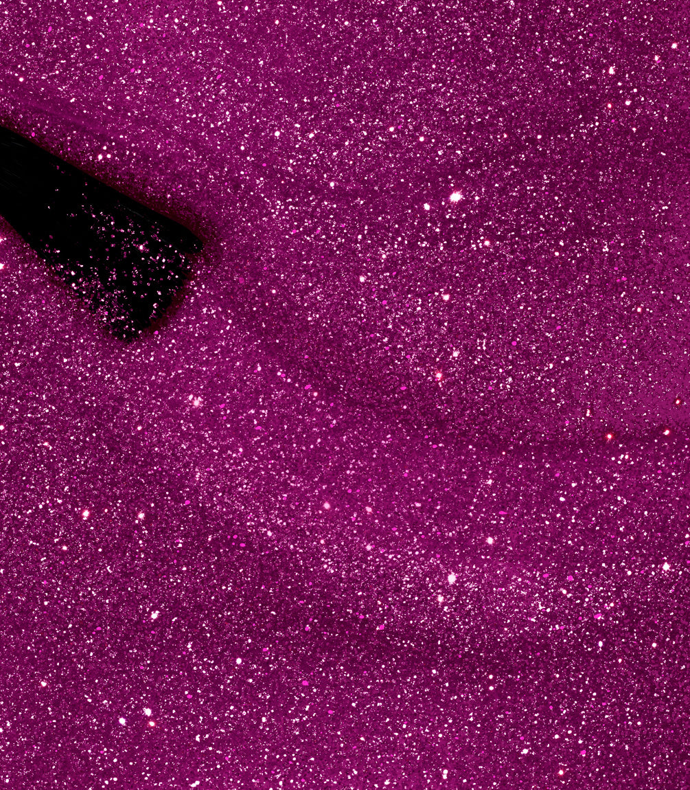 Close-up of Pink Gellac 426 Twinkling Plum gel polish texture.