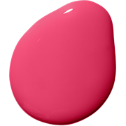 Pink paint splatter on a white background.