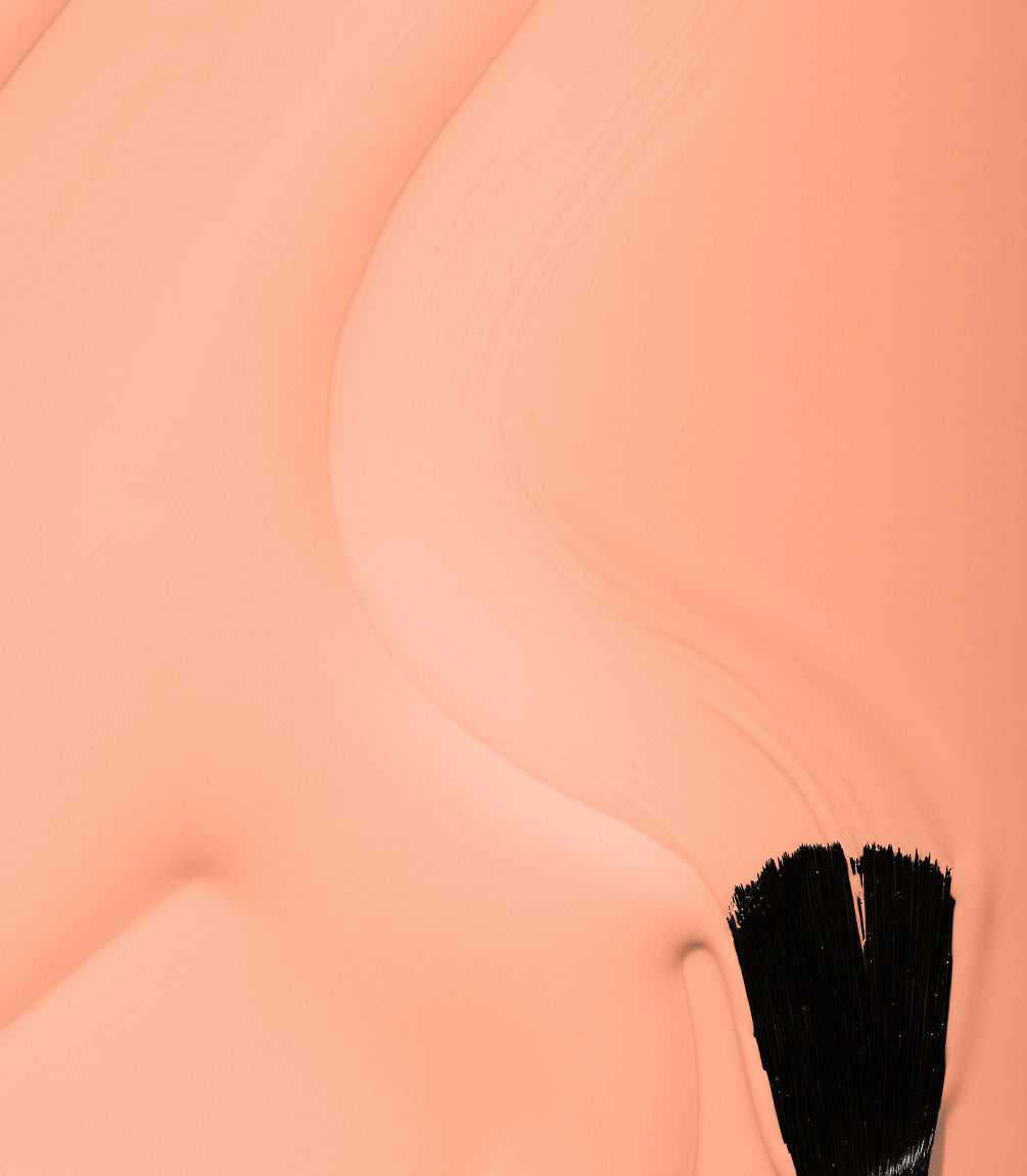 Close-up of Pink Gellac 446 Blushing Peach gel polish texture.