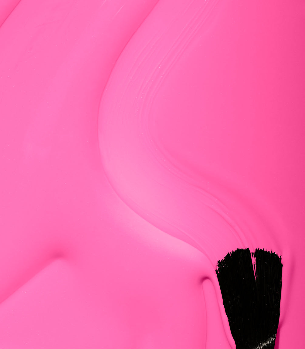 Close-up of Pink Gellac 462 Pink Rush gel polish texture.