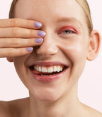 Manicured nails painted with Pink Gellac 469 Platinum Lavender gel polish.