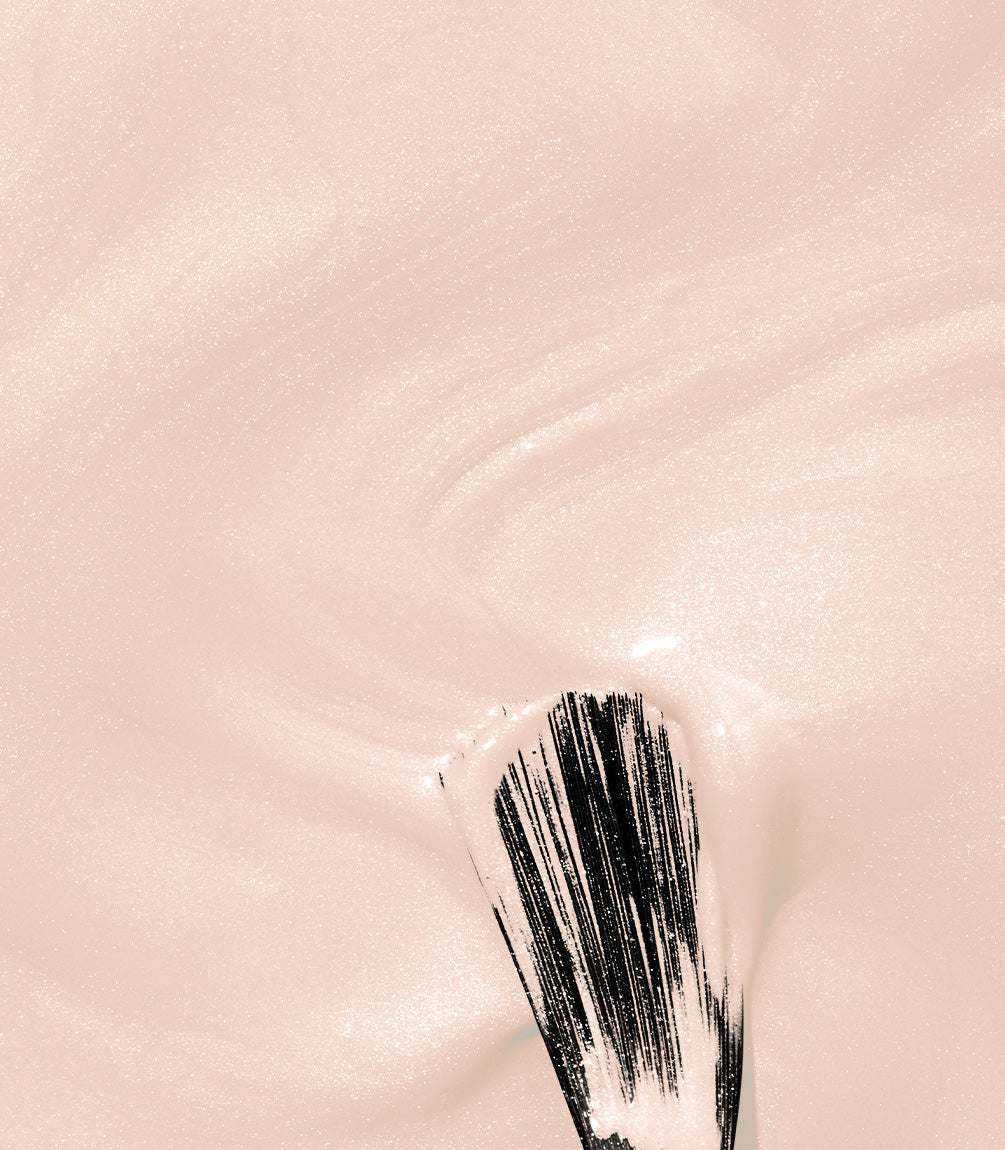 Close-up of Pink Gellac 472 Oyster Spark gel polish texture.
