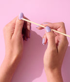 Close-up of Pink Gellac Peel Base texture.