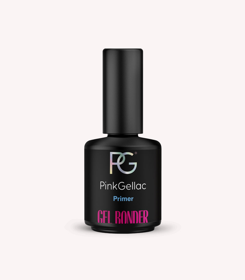 Pink Gellac Gel Bonder primer bottle.