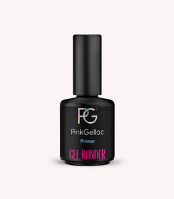 Pink Gellac Gel Bonder primer bottle.