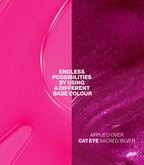 Close-up of Pink Gellac Jelly Coat Ruby Gloss gel polish texture.