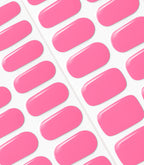 Close-up of the Pink Gellac 006 Neon Pink gel nail sticker sheet.