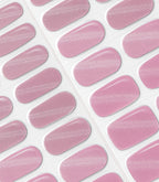 Close-up of the Pink Gellac 018 Cat Eye Blushing Pink gel nail sticker sheet.