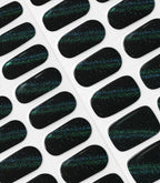 Close-up of the Pink Gellac 019 Cat Eye Black Onyx gel nail sticker sheet.
