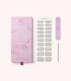 Pink Gellac 030 Confetti Crush gel nail stickers with sheet, nail file and cuticle stick.
