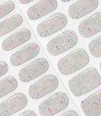 Close-up of the Pink Gellac 030 Confetti Crush gel nail sticker sheet.