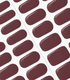 Close-up of the Pink Gellac 032 Cherrywood Red gel nail sticker sheet.