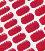 Close-up of the Pink Gellac 036 Sparkling Cherry gel nail sticker sheet.